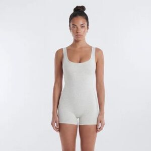 Forever 21 Active Scoop-Neck Tank Romper